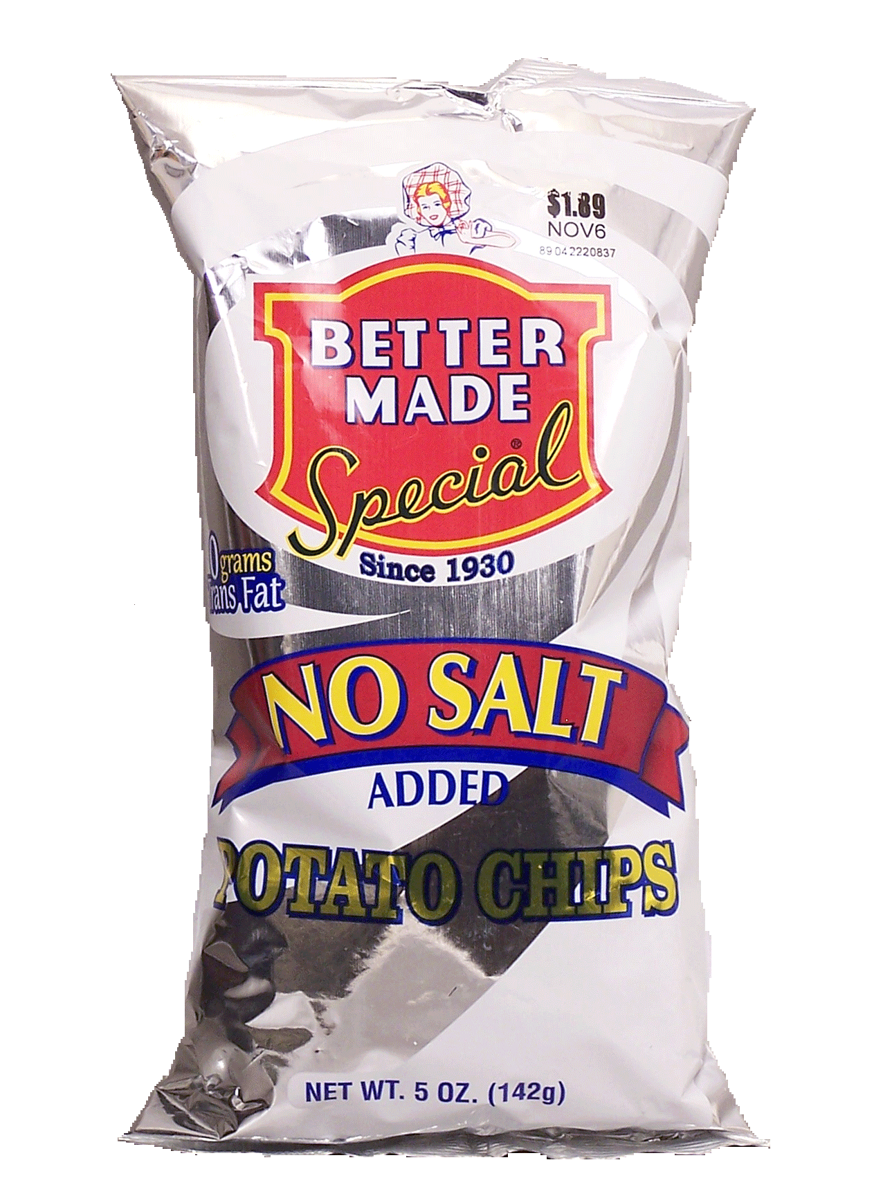 Better Made  no salt added potato chips Full-Size Picture